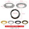 Botones de Ojal de Hierro 1.5-40mm Ojal Metálico que Conserva el Color Ojal para Manualidades Ropa Bolsas Zapatos Ferretería
