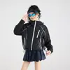 Cortavientos corto, unisex, cárdigan con capucha, de una sola capa, a prueba de viento, impermeable, chaqueta, prenda de abrigo para senderismo al aire libre, camping, ciclismo