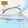 Nuevos Lentes de Moda para Niños con Luz Anti-azul Armazón de Lentes Simple Armazón Transparente Lentes Planos para Niños y Niñas JH2023-34