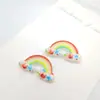 Estrellas de resina con purpurina para pastel, funda de teléfono arcoíris, pinza para el pelo, accesorios, diadema hecha a mano DIY, material para tocado