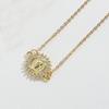 Collar minimalista de la serie Guanyin de venta caliente transfronteriza, colgante distintivo exquisito, cadena para clavícula, nicho versátil, joyería para mujer