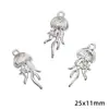 Aleación Estilo Chino Nuevo Separador de Tres Vías Perla Redonda Flor Mariposa Corazón Pequeño Colgante Hecho a Mano DIY Pulsera Collar Accesorios