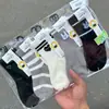 Calcetines de Algodón de Doble Aguja para Niños Otoño e Invierno Nuevo Estilo Tubo Medio-Alto Calcetines de Estudiante Estilo Coreano Cómodos Absorbentes de Sudor Fabricante Venta al por Mayor