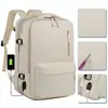 Mochila de hombre de moda transfronteriza, mochila de mujer de alta gama de gran capacidad, mochila escolar ligera de viaje de moda, bolsa impermeable para portátil