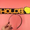 Diadema Digital Accesorios para el Cabello Divertido Venta Lindo Diadema Ayuda Concierto Ancla Celebridad en Línea diy Cueva de Cabello Personalización