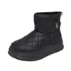 [Personalizado] Botas de Neve Xt191 Femininas 2025 Novo Inverno Forradas com Lã Engrossadas Impermeáveis Antiderrapantes Cano Curto Nordeste