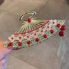 Pinza Tiburón Perla Grande Parte Trasera Disco Pinza para el Cabello Sentido Avanzado Flor Pedrería Ojo de Gato 2022 Nueva Pinza de Agarre