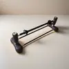 Soporte de rollo largo para caligrafía y papel Xuan, soporte de madera maciza para pintura y caligrafía chinas, soporte para rollos de pintura y papel Xuan