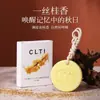 Fatias de Cera Aromaterapêuticas à Base de Plantas com Design Embutido de Flor de Pessegueiro, Pingente Artístico de Fragrância, Aroma Duradouro, Presente de Luxo, Fragrância Vegetal