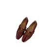 Estilo Suave Bico Quadrado 2026 Nova Moda Tendência Sapatos Mary Jane para Mulheres com Salto Plataforma e Design de Camélia, Elegantes Sapatos Baixos para o Dia a Dia em Estilo Francês