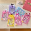 Lindas pegatinas de uñas de la serie Sanrio, exquisitas pegatinas de uñas para niños, pegatinas de uñas Kulomi Meruti para niños