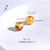 Acessórios DIY ouro de areia direto da fábrica pingente de leão de fazer fortuna com furo passante pulseira colar broche de leão feminino ouro de areia