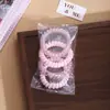Elásticos de Cabelo Coloridos Estilo Fio de Telefone, Prendedores de Rabo de Cavalo Populares, Acessórios de Cabelo Estilosos, Cordas de Cabelo Simples e Duráveis para Mulheres no Verão