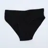 Procesamiento y Personalización de Ropa Interior de Algodón Puro de 40 Hilos para Mujer, Bragas de Talle Medio para Mujer Talla Grande, Ropa Interior Transpirable de Color Puro Transfronteriza
