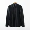 ¡Elección del diseñador! ¡Tela lavada de peso pesado! Camisa casual de manga larga retro estilo japonés para hombre Otoño 2026