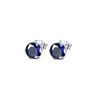 Cao Shi Deseo Más Vendido Clásico Seis Garras Pendientes de Circonita de Colores Unisex Mini Pendientes de Tesoro de Colores