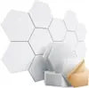 Paneles absorbentes de sonido de fibra de poliéster para salas de piano, jardines de infancia, salas audiovisuales y KTV, decoración de pared especializada con aislamiento acústico plano hexagonal