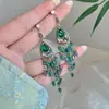 Pendientes de Borla Estilo Bohemio, Pendientes Exquisitos Estilo Palacio de Lujo Ligero, Pendientes Retro de Diseño Nicho