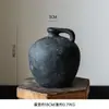 Estilo Silencioso Jarrón Vintage Cerámica Gruesa Jarra de Cerámica para Casa de Huéspedes Nuevo Estilo Chino Cerámica Inserto para Flores Secas Maceta de Balcón Decoración del Hogar