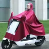 Impermeable para Vehículo Eléctrico Engrosado y Ampliado para Cubrir los Pies para Personas Solas y Dobles Poncho Largo Impermeable Especial para Motocicleta Eléctrica Venta al por Mayor