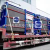 Intercambiador de Calor de Placas Desmontable Marino Intercambiador de Calor Soldado Acero Inoxidable 304 Intercambio de Placas Agua-Agua Junta de Sellado de Placa
