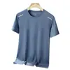 Camisetas Personalizadas para Hombre, Camisetas Deportivas de Malla Holgada, Ropa para Hombre, Ropa para Hombres Jóvenes, Mangas Cortas Finas de Seda de Hielo para Verano