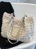 2025 Verano Bolso de Hombro de Burbuja Plisado en la Axila para Mujer Gran Capacidad Casual Estilo Occidental Bolso Tote Moda para Mujer