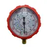 Manómetro de Presión de Refrigerante para Aire Acondicionado de Coche, Presión Alta y Baja, Cabezal de Manómetro Tipo Nieve, Manómetro de Llenado de Refrigerante, Herramienta de Reparación de Aire Acondicionado