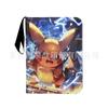 Binder de Colección de Tarjetas Pokemon de 4 Rejillas y 9 Ranuras para Dropshipping Transfronterizo, Binder de Colección con Cremallera de Color Sólido, Bolsa Binder de Almacenamiento de Tarjetas de Hojas Sueltas