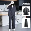 Conjunto de Calça Longa de Manga Curta Venda Quente de Verão Conjunto de Shorts de Manga Curta Moda Casual Conjunto de Roupa Esportiva para Casal