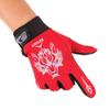 Luvas de Ciclismo ao Ar Livre para Homens e Mulheres Estampadas Antiderrapantes Respiráveis Fitness Esportes Ciclismo Frisbee Proteção Solar Luvas de Dedo Longo