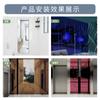 Pegatina de Espejo Plateado Imitación Engrosada Autoadhesiva Impermeable Plata Cepillada Pegatina Instantánea Papel Tapiz Metálico para Puerta de Refrigerador y Ascensor
