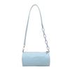 Bolsos de Moda y Suaves para Niñas, Belleza Gentil e Intelectual, Bolso de Hombro Cruzado, Bolso Cilíndrico de Color Macarrón Simple y Elegante