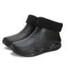 Zapatos impermeables moda caña baja botas de lluvia coreanas para hombre y mujer trabajo antideslizantes caña corta botas de lluvia estudiantes adulto uso exterior botas de agua