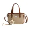 Bolso de Mano Versátil de Nicho Transfronterizo para Mujer 2026 Primavera Nuevo Estilo de Alta Calidad Elegante Bloque de Color Bolso de Hombro Cruzado
