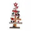 Adornos de madera para árbol de Navidad transfronterizos, decoraciones de escritorio, Papá Noel, muñeco de nieve, gnomo, decoraciones de ambiente festivo, artesanías