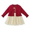 [7A Antibacteriano] Conjunto de Falda para Niña, Conjunto de Dos Piezas de Otoño para Niños Pequeños, Vestido de Cumpleaños para Bebé de un Año, Vestido de Princesa para Niños