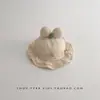 Chapéu de Bebê Primavera e Outono À Prova de Vento Fofo Princesa Chapéu de Pescador Menina Mês de Vida Novo Laço Viagem de Inverno Chapéu de Bacia