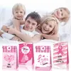 Lb228 Cinta Rosa Mariposa Concientización Cáncer de Mama Cuidado del Seno Fiesta Benéfica Regalo Dulces Bolsa de Papel Kraft