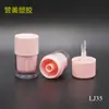 Envases Mayoristas para Tubos de Brillo de Labios Plástico de Doble Capa para Maquillaje Tubo para Labial Líquido con Aplicador de Silicona