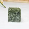 Cristal natural Xiuyu jade, pirita, turmalina negra, ornamento cúbico mineral amorfo, obsidiana para mesa de casa e escritório