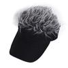 Suministro Transfronterizo de Amazon Creativo Peluca Gorra de Béisbol Hip-Hop Visera Gorra de Golf Divertida Visera de Pico de Pato Sombrero de Sol