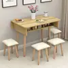 Mesa de Comedor Plegable Retráctil Moderna y Sencilla para Hogar, Apartamentos Pequeños, Mesa Plegable Móvil, Gabinete de Almacenamiento de Cocina, Mesa de Comedor Sencilla