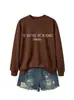 Prefiero Estar Leyendo Sudadera Casual y Elegante para Mujer Otoño/Invierno Amazon Wish Comercio Exterior Transfronterizo