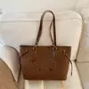 Bolsa Tote Estilo Coreano Elegante Estampado de Leopardo Dibujo Animado Lindo, Bolso de Hombro de Alta Gama para Viajes Diarios, Gran Capacidad, Bolso Popular para Mujer