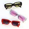 Europa y Estados Unidos nueva moda multicolor montura pequeña cuadrada gafas de sol tendencia transfronterizo toma callejera gafas de sol lisas fabricantes venta al por mayor gafas