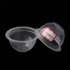 Diámetro 70 mm Desechable Plástico 80g Tazón Taza Transparente PP Película Sellada Taza para Gelatina Resistente a Altas Temperaturas 121 °C Taza para Gelatina
