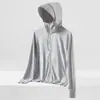 Ropa de verano ligera, transpirable, de seda de hielo, protección solar, protección UV, talla grande, venta al por mayor transfronteriza, personalizable