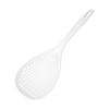 Colador de fideos de pescado grande resistente a altas temperaturas de estilo japonés, red de drenaje para el hogar, red para albóndigas, cuchara de plástico para fideos.