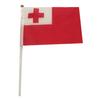 Bandeira de Tonga bandeira bandeira acenando à mão bandeira de poliéster dupla face impressão bandeira haste de plástico fábrica direta atacado pode amostra